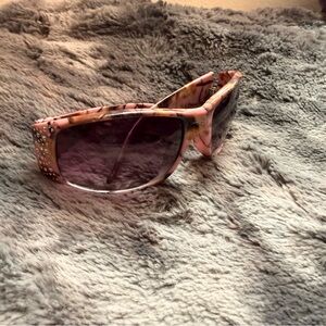 Elegant Marble Pink Sunglasses